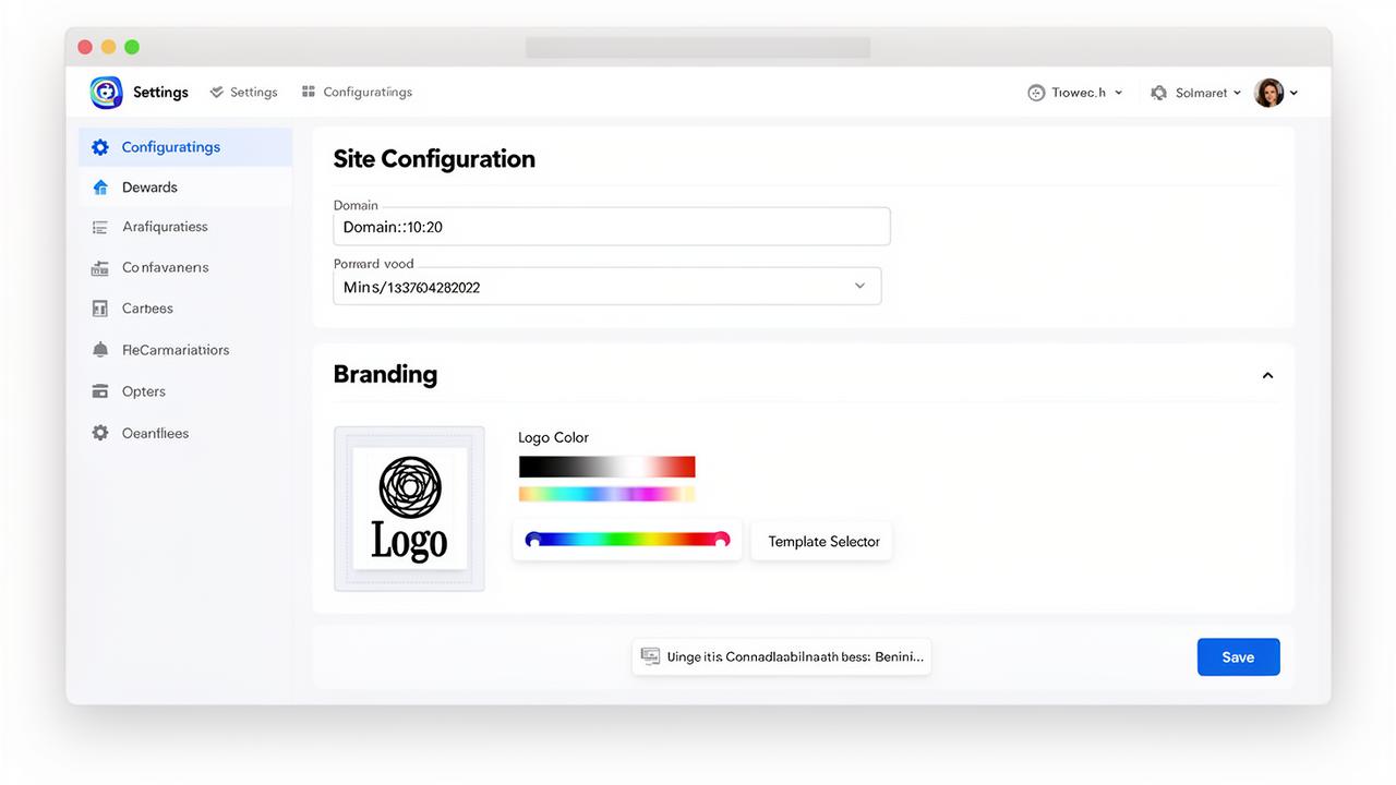 Paramètres du site